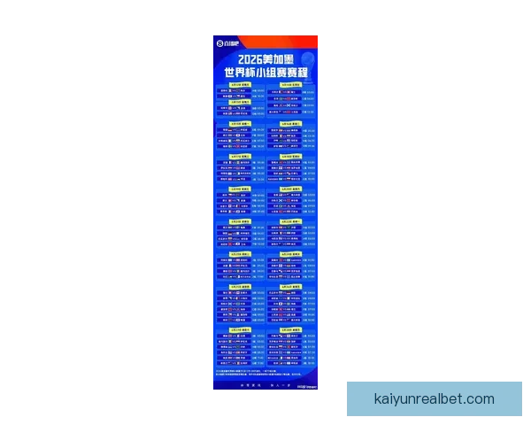 2026年世界杯赛程全面解析与赛事亮点展望